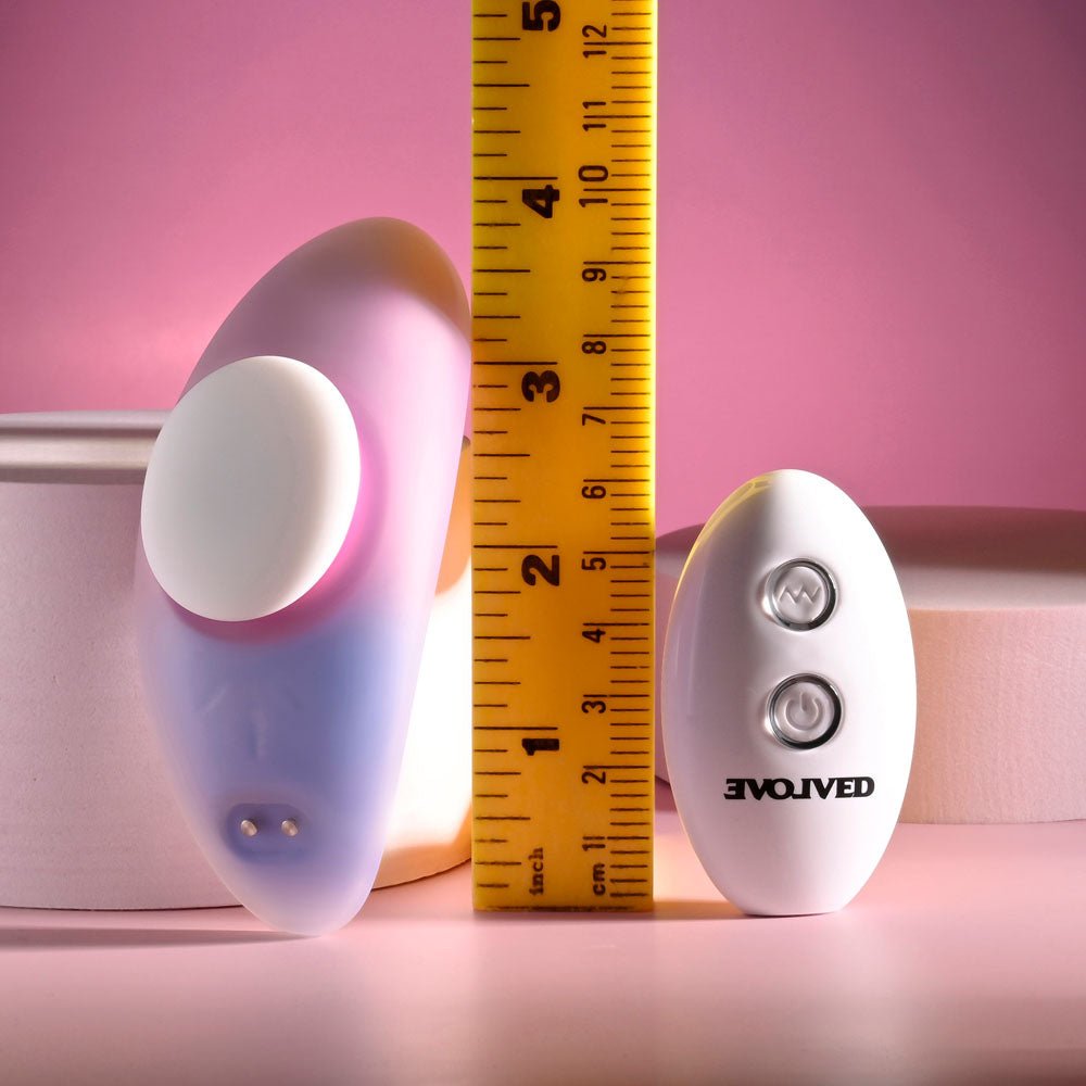 Buy Evolved PARADISE PANTY - Pink/Purple USB Rechargeable Panty Vibrator with Remote Control at Oh Joy. Discover premium sexual toys with discreet shipping at the best price in NZ