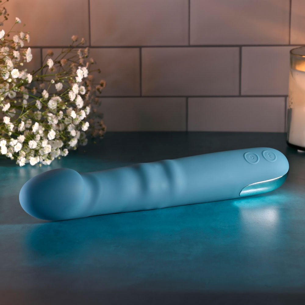 Buy Evolved QUEEN OF ALL TRADES - Blue 22.6 cm USB Rechargeable Thrusting & Rotating Vibrator at Oh Joy. Discover premium sexual toys with discreet shipping at the best price in NZ