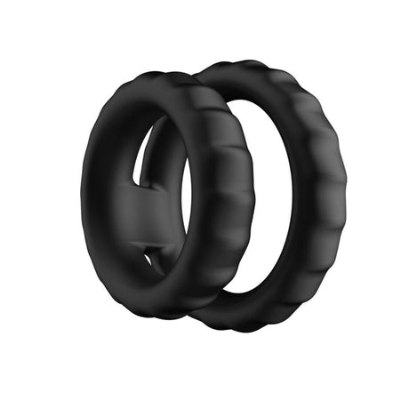 Buy F - 43: Tiered Cock & Ball Ring - Black