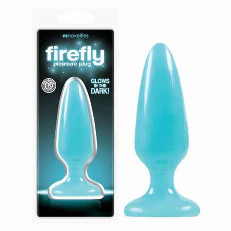 Buy Firefly Pleasure Plug - Glow - in - the - Dark Blue 12.7 cm (5'') Medium Butt Plug at NZ’s Mega Adult Toys Store. Discover premium sex toys with discreet shipping at the best price in NZ