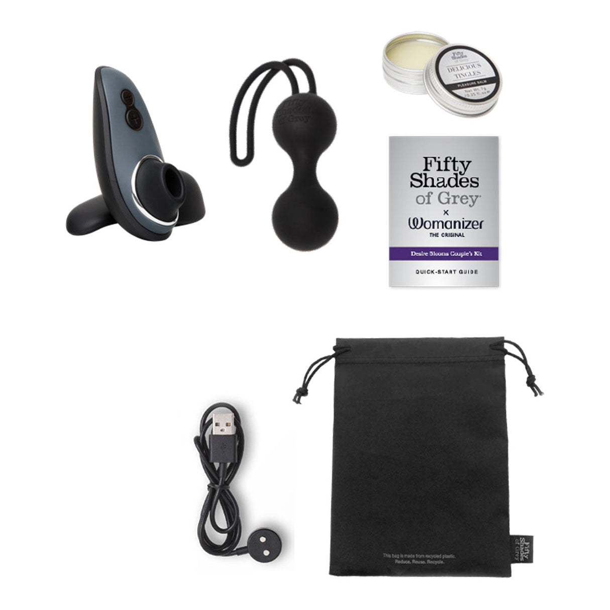 Buy FSOG X Womanizer Liberty - Desire Blooms Couple’s Kit (3 piece) at Oh Joy. Discover premium sexual toys with discreet shipping at the best price in NZ
