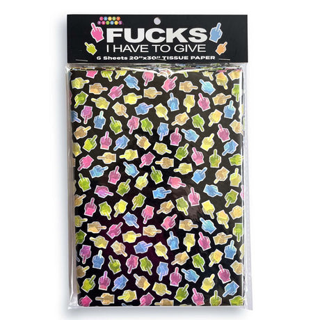 Buy Fucks I Have To Give Tissue Paper Sheets - Novelty Decoration Sheets - 6 Pack