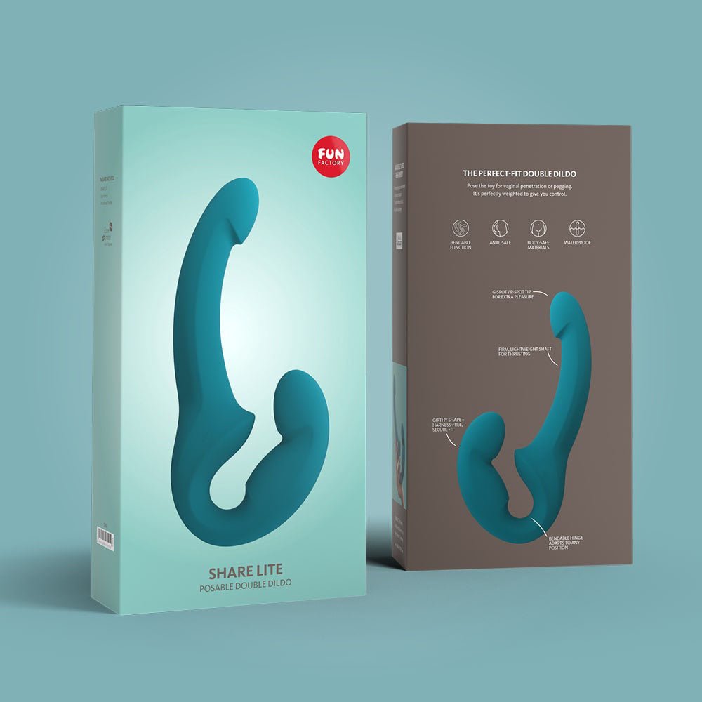 Buy Fun Factory SHARE LITE deep sea blue - Blue 30 cm Strapless Strap - On at Oh Joy. Discover premium sexual toys with discreet shipping at the best price in NZ