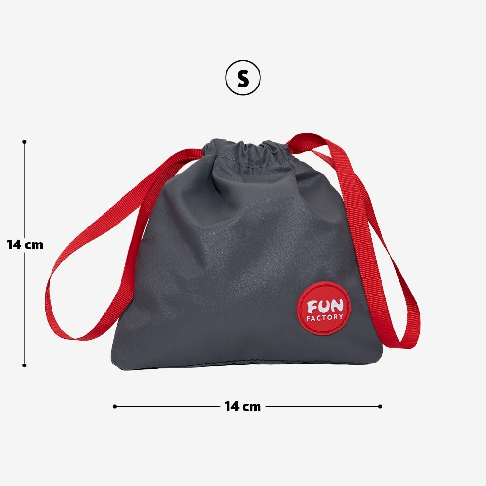 Buy Fun Factory TOYBAG S grey - Grey Discreet Storage Bag - Small at Oh Joy. Discover premium sexual toys with discreet shipping at the best price in NZ
