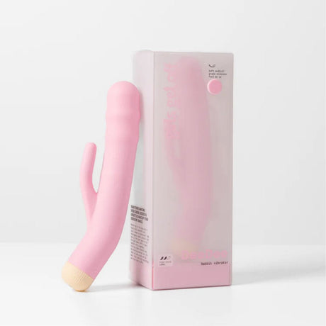 Buy Girls Get Off - DeeDee - Pink 19 cm USB Rechargeable Thrusting Rabbit Vibrator