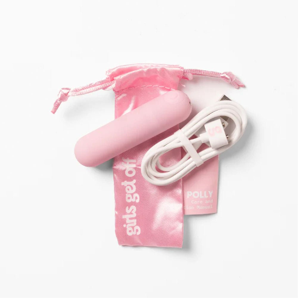Buy Girls Get Off - Polly - Pink 6.3 cm USB Rechargeable Bullet