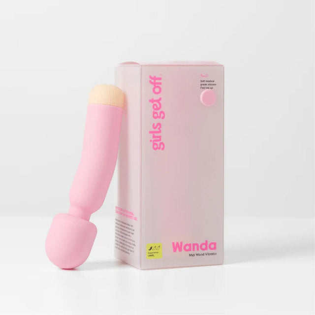 Buy Girls Get Off - Wanda - Pink 16.8 cm USB Rechargeable Massage Wand
