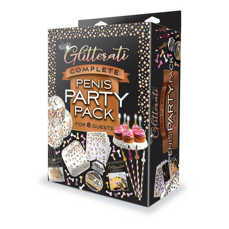 Buy Glitterati Complete Penis Party Pack - Party Set for 8 People