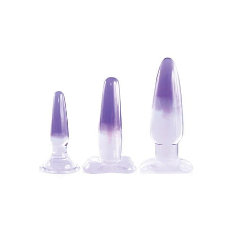 Buy Glitzy Trainer 3 in 1 PVC Anal Plug Kit Multiple size - Transparent at Oh Joy. Discover premium sexual toys with discreet shipping at the best price in NZ