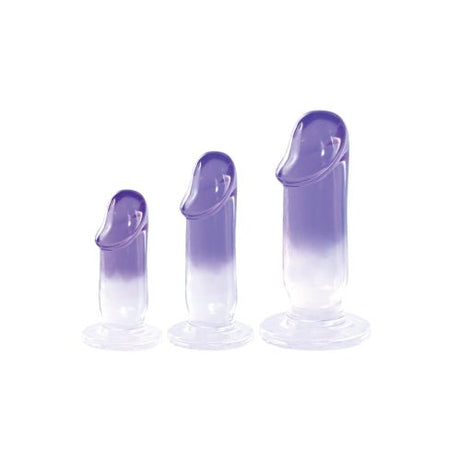 Buy Glitzy Trainer 3 in 1 PVC Dong Kit - Transparent at Oh Joy. Discover premium sexual toys with discreet shipping at the best price in NZ