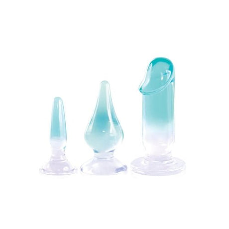 Buy Glitzy Trainer 3 in 1 PVC Mulit Kit - Transparent at Oh Joy. Discover premium sexual toys with discreet shipping at the best price in NZ