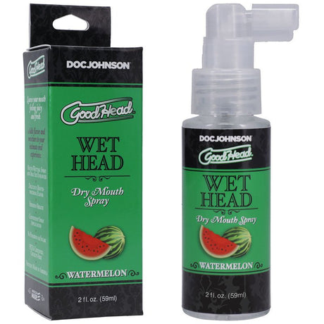 Buy GoodHead Wet Head Dry Mouth Spray - Watermelon Flavoured - 59 ml Bottle at Oh Joy. Discover premium sexual toys with discreet shipping at the best price in NZ