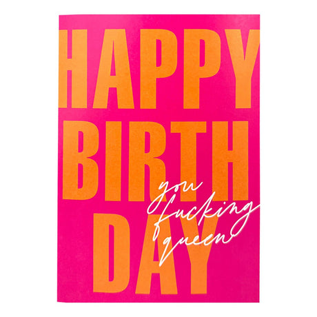Buy Happy Birthday You Fucking Queen Card 5pkt at Oh Joy. Discover premium sexual toys with discreet shipping at the best price in NZ