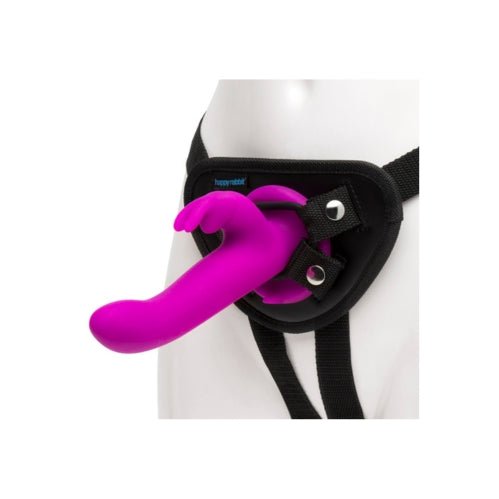 Buy Happy Rabbit Rechargeable Vibrating Strap On Harness Set Purple at Oh Joy. Discover premium sexual toys with discreet shipping at the best price in NZ