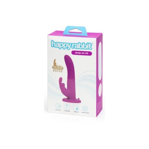 Buy Happy Rabbit Rechargeable Vibrating Strap On Harness Set Purple at Oh Joy. Discover premium sexual toys with discreet shipping at the best price in NZ