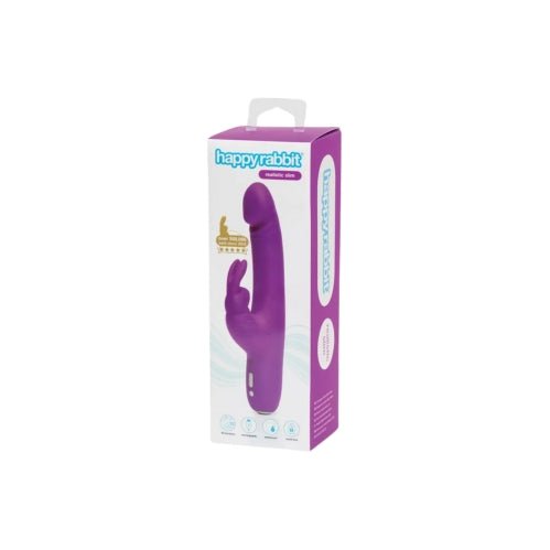 Buy Happy Rabbit Slimline Realistic Rechargeable Rabbit Vibrator Purple at Oh Joy. Discover premium sexual toys with discreet shipping at the best price in NZ