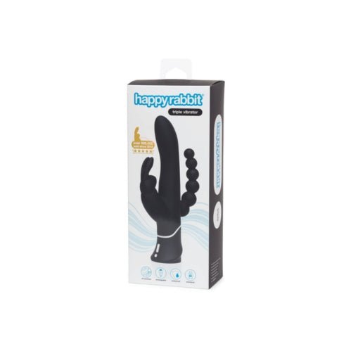 Buy Happy Rabbit Triple Curve Rechargeable Rabbit Vibrator Black at Oh Joy. Discover premium sexual toys with discreet shipping at the best price in NZ