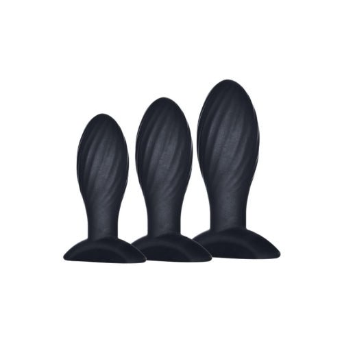 Buy Kick Up - 3 in 1 Silicone Anal Training Set Black 5A at Oh Joy. Discover premium sexual toys with discreet shipping at the best price in NZ
