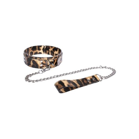 Buy Leopard PU Collar and Leash at Oh Joy. Discover premium sexual toys with discreet shipping at the best price in NZ