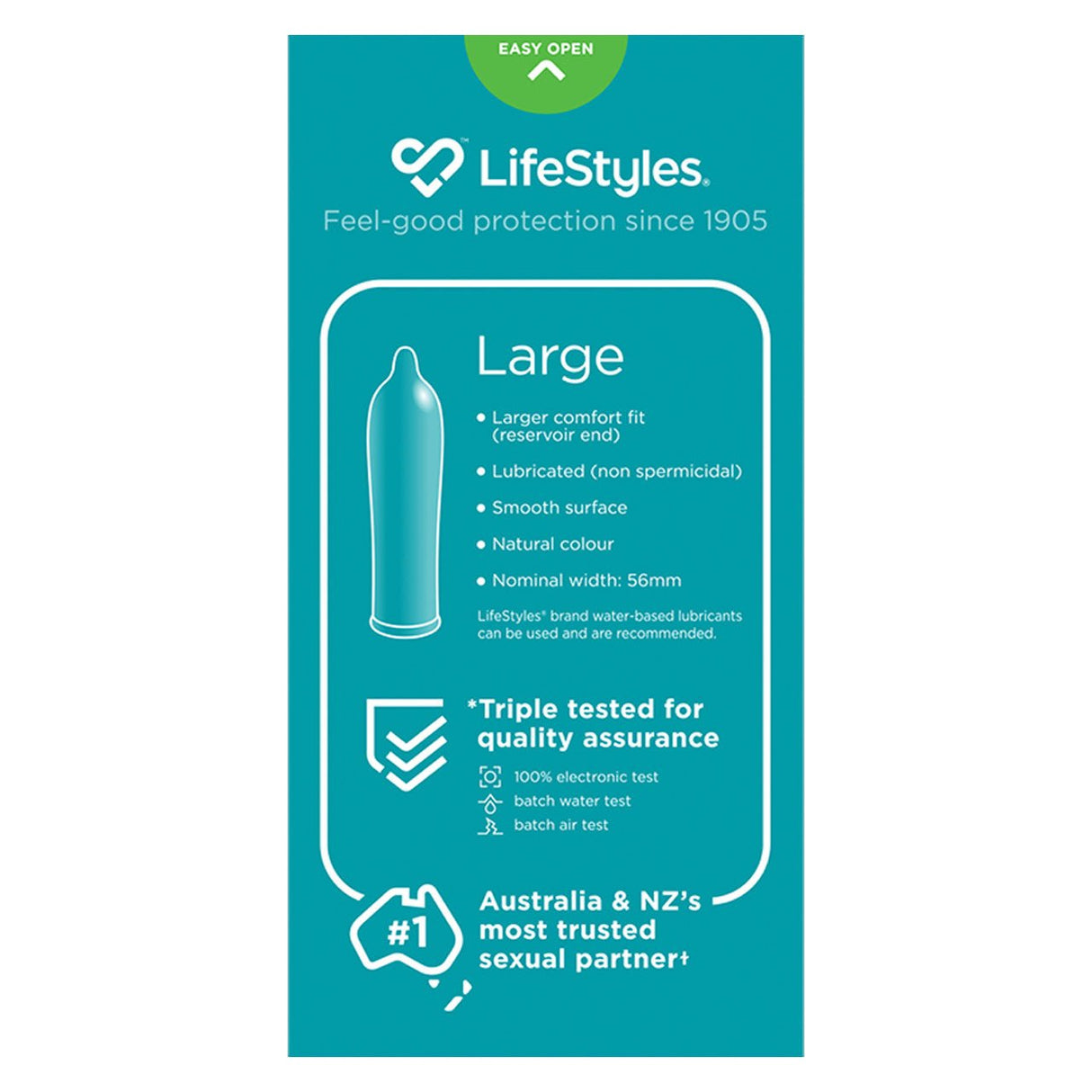 Buy Lifestyles Large 10's at Oh Joy. Discover premium sexual toys with discreet shipping at the best price in NZ