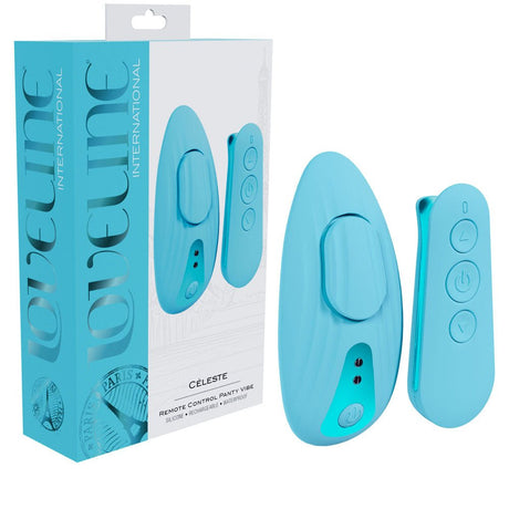Buy LOVELINE Celeste - Blue - Blue USB Rechargeable Panty Vibrator with Wireless Remote