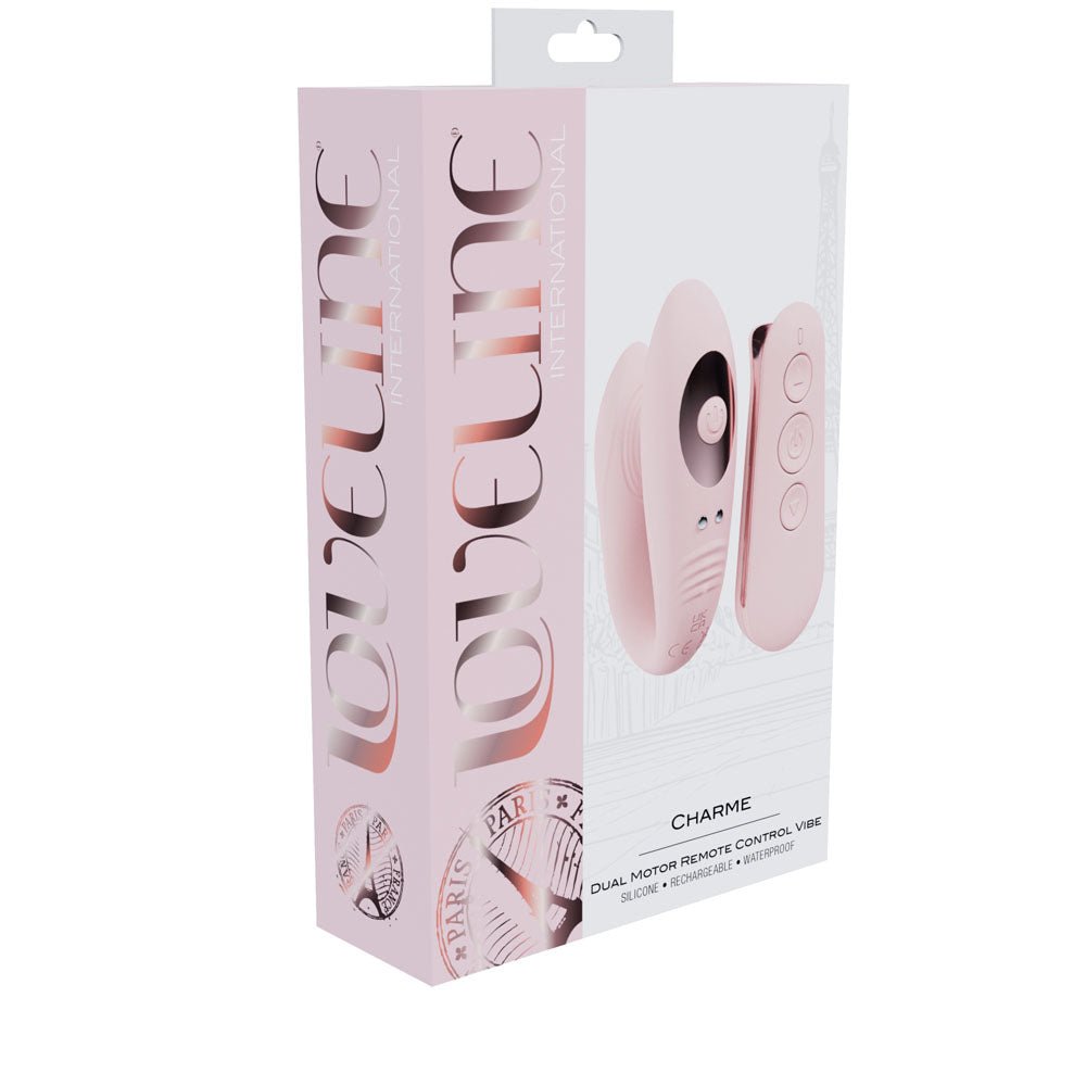 Buy LOVELINE Charme Dual Motor Vibe - Pink USB Rechargeable Dual Motor Vibrator with Wireless Remote