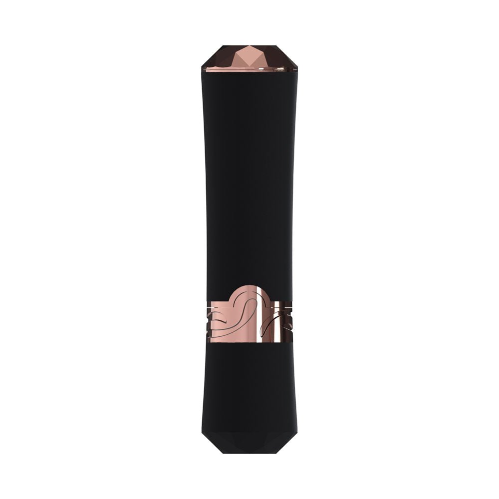 Buy LOVELINE Dahlia - Black - Black/Red 12.5 cm USB Rechargeable Lipstick Vibrator