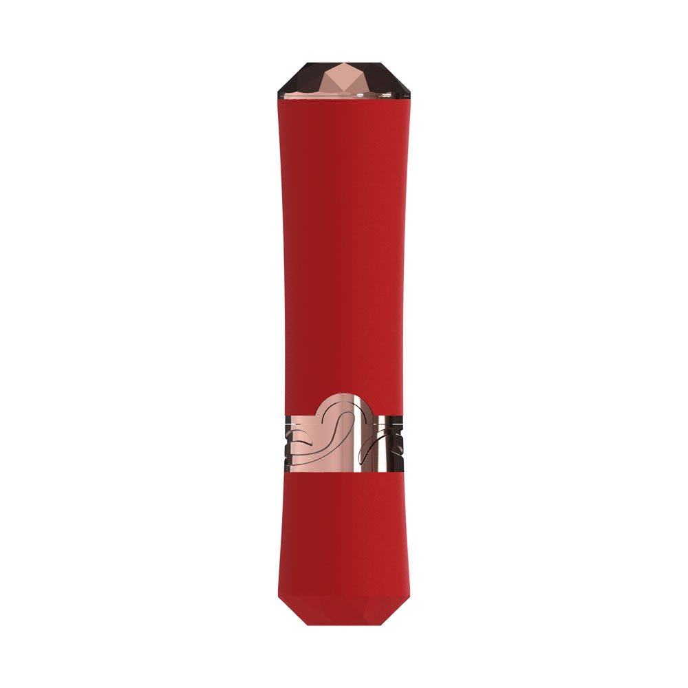 Buy LOVELINE Dahlia - Red - Red 12.5 cm USB Rechargeable Lipstick Vibrator
