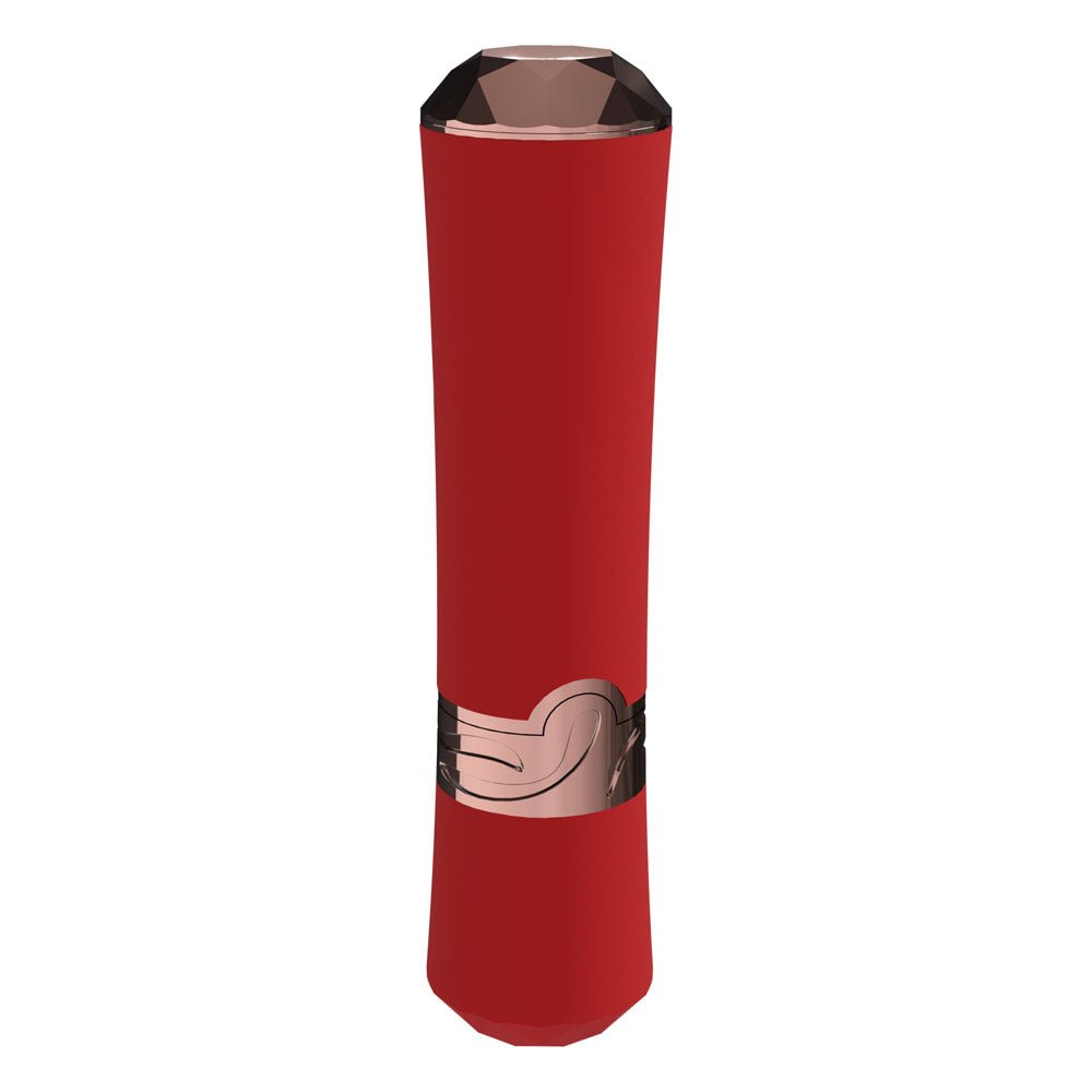 Buy LOVELINE Dahlia - Red - Red 12.5 cm USB Rechargeable Lipstick Vibrator