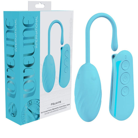 Buy LOVELINE Felicite - Blue - Blue USB Rechargeable Vibrating Egg with Wireless Remote
