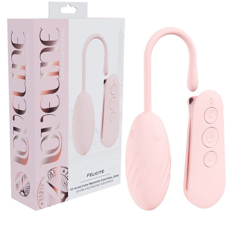 Buy LOVELINE Felicite - Pink - Pink USB Rechargeable Vibrating Egg with Wireless Remote
