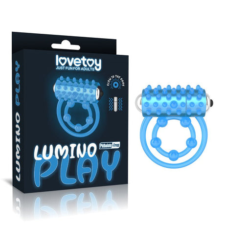 Buy Lumino Play Vibrating Penis & Balls Ring - Glow in the Dark Blue Vibrating Cock Ring at Oh Joy. Discover premium sexual toys with discreet shipping at the best price in NZ