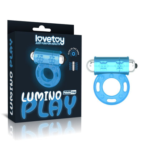 Buy Lumino Play Vibrating Penis Ring - Glow in the Dark Blue Vibrating Cock Ring at Oh Joy. Discover premium sexual toys with discreet shipping at the best price in NZ