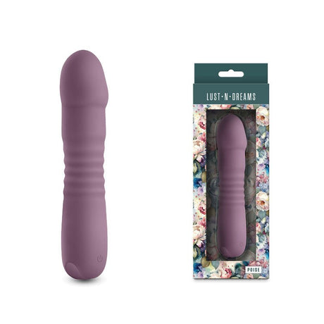 Buy Lust - n - Dreams - Poise - Mauve - Purple 17.3 cm USB Rechargeable Thrusting Vibrator