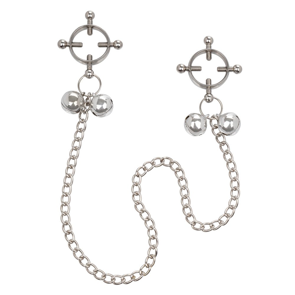 Buy Nipple Grips 4 - Point Nipple Press with Bells at Oh Joy. Discover premium sexual toys with discreet shipping at the best price in NZ