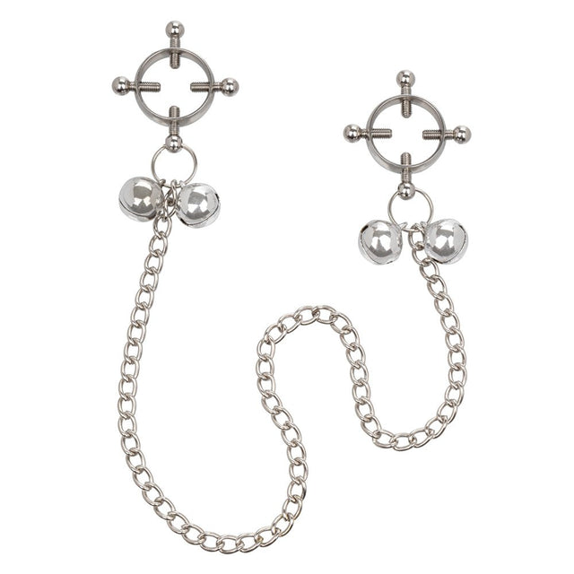Buy Nipple Grips 4 - Point Nipple Press with Bells at Oh Joy. Discover premium sexual toys with discreet shipping at the best price in NZ