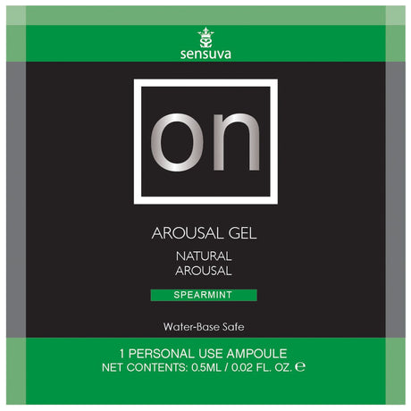 Buy On Arousal Gel Spearmint 6 ml Single Use Packet at Oh Joy. Discover premium sexual toys with discreet shipping at the best price in NZ