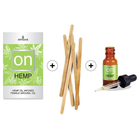 Buy On for Her Hemp Oil Infused Arousal Oil 5 ml 12 Pc Refill at Oh Joy. Discover premium sexual toys with discreet shipping at the best price in NZ