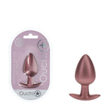 Buy OUCH! Anal Plug - Large - Rose Gold - Rose Gold 8.9 cm Large Butt Plug