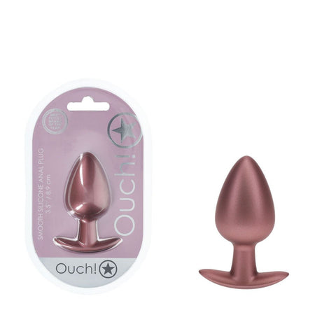 Buy OUCH! Anal Plug - Large - Rose Gold - Rose Gold 8.9 cm Large Butt Plug