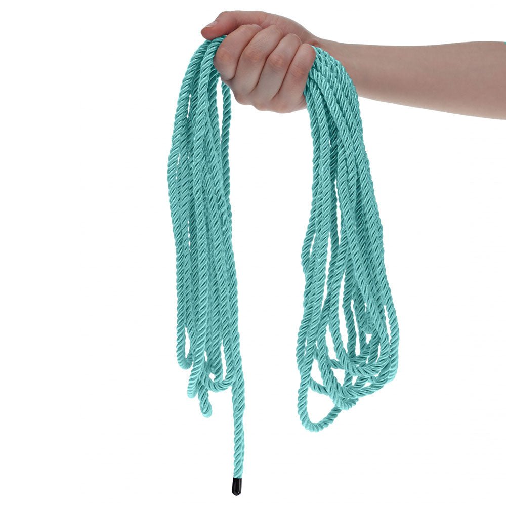 Buy OUCH! Bondage Rope - 10 M - Blue - Blue Nylon Bondage Rope - 10 metre Length