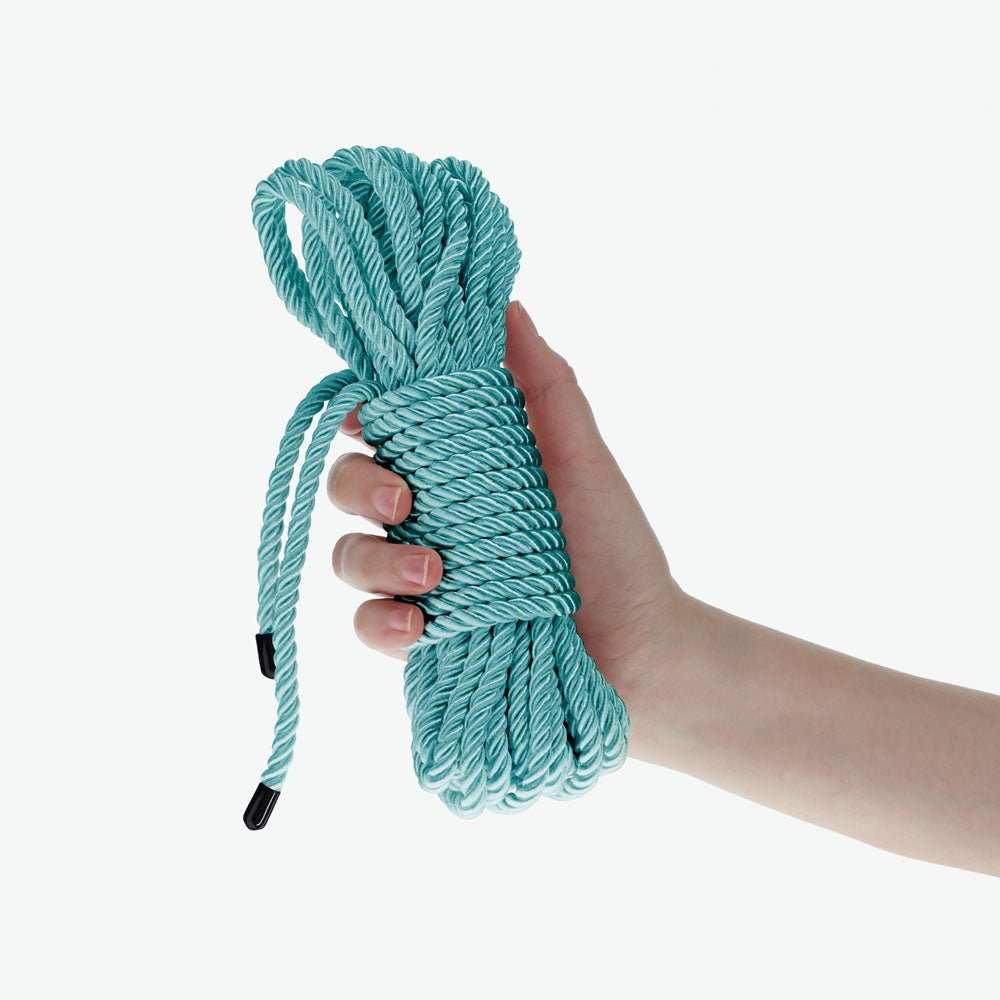 Buy OUCH! Bondage Rope - 10 M - Blue - Blue Nylon Bondage Rope - 10 metre Length