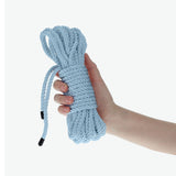 Buy OUCH! Bondage Rope - 10 M - Powder Blue - Powder Blue Nylon Bondage Rope - 10 metre Length