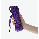 Buy OUCH! Bondage Rope - 10 M - Purple - Purple Nylon Bondage Rope - 10 metre Length