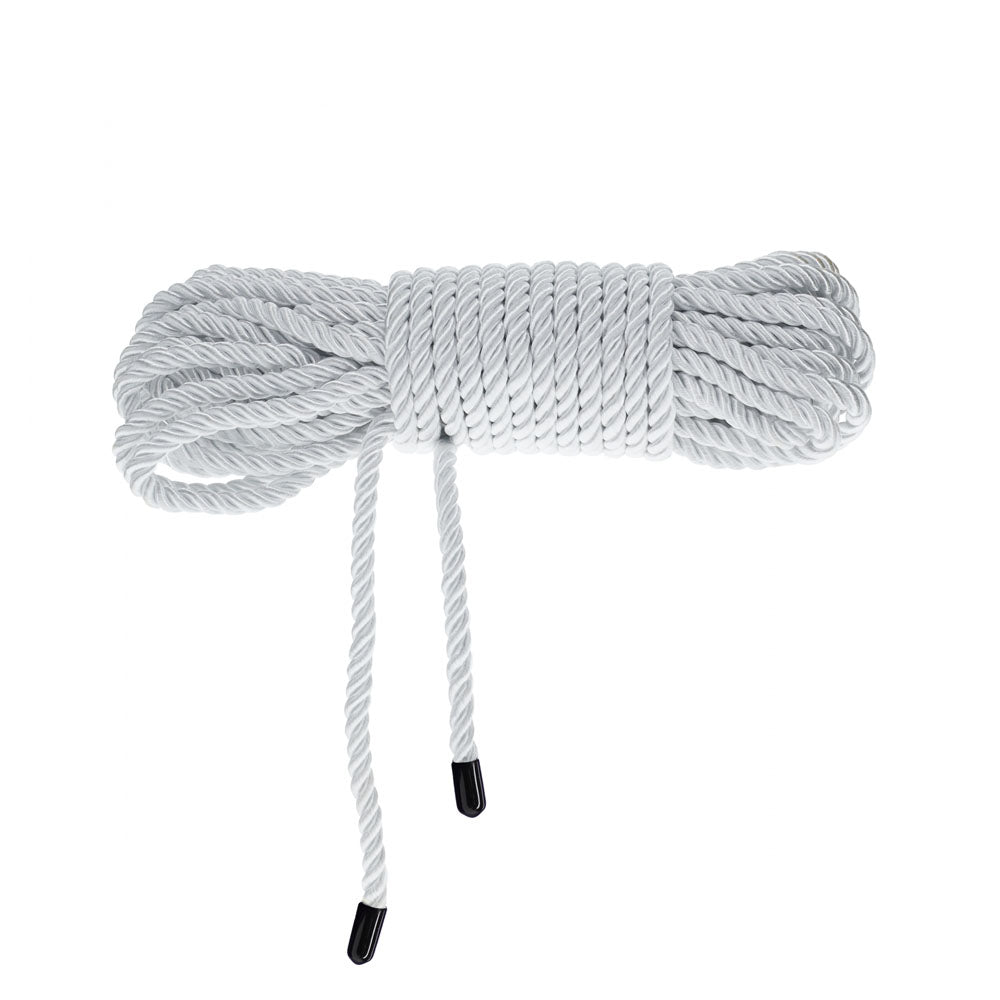 Buy OUCH! Bondage Rope - 10 M - Silver - Silver Nylon Bondage Rope - 10 metre Length
