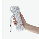 Buy OUCH! Bondage Rope - 10 M - Silver - Silver Nylon Bondage Rope - 10 metre Length