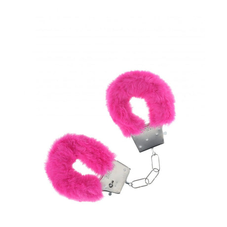 Buy OUCH! Classic Fluffy Cuffs - Pink - Pink Fluffy Restraints