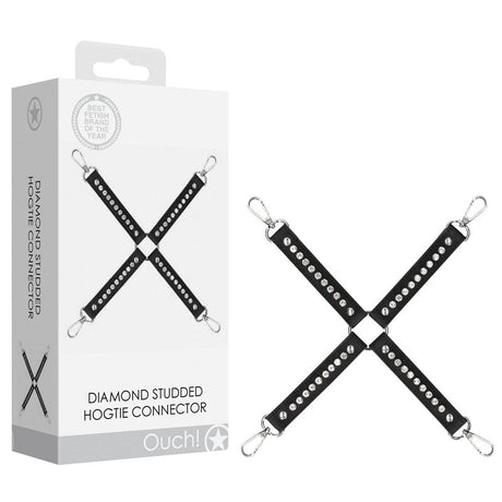 Buy OUCH! Diamond Studded Hogtie - Black Restraint