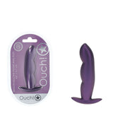 Buy OUCH! Finger Anal Plug - Metallic Purple - Metallic Purple 11.7 cm Butt Plug