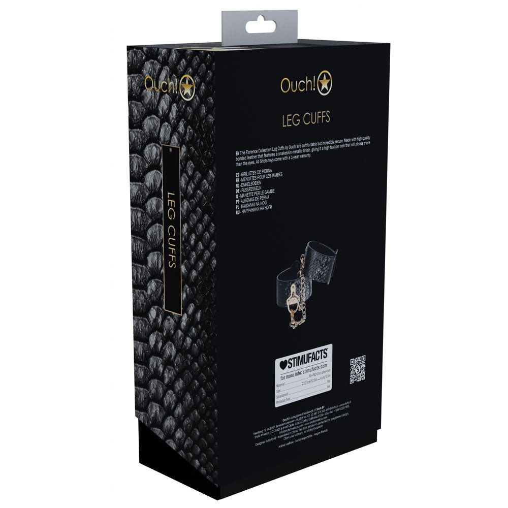 Buy OUCH! Florence Collection - Leg Cuffs - Black Restraints